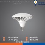لامپ LED قارچی ۵۰ وات پارس شعاع توس - تصویر 2
